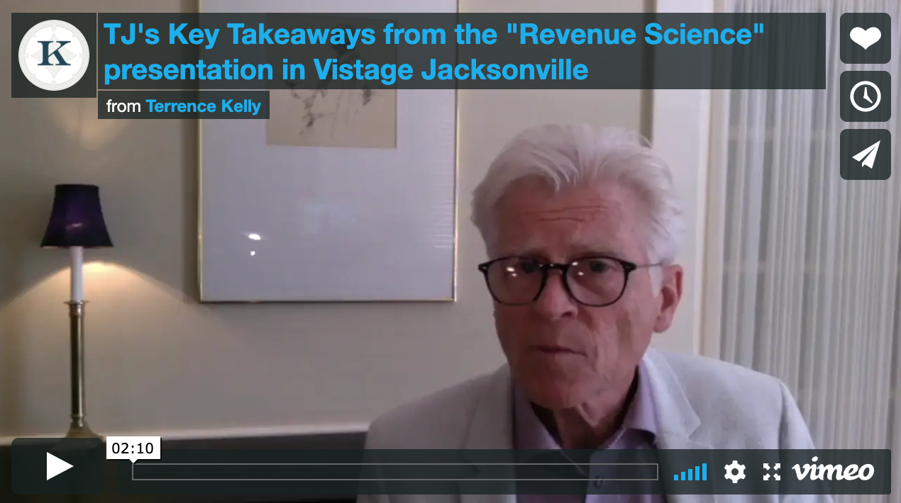 TJ’s Takeaways: Ways for Reducing the Cost of Chaos from Rick McPartlin, Father of the Revenue Science Model